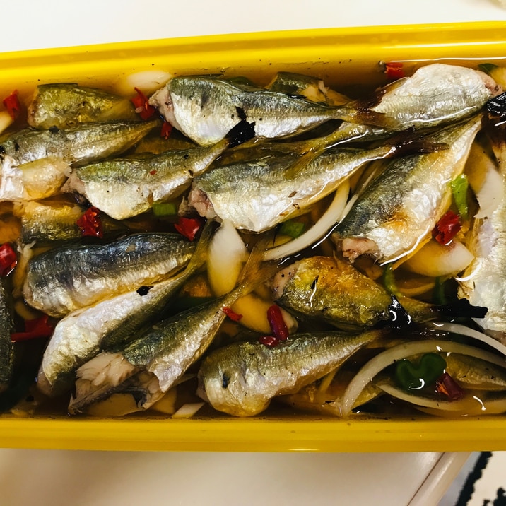 揚げない小あじの南蛮漬け レシピ 作り方 By ありひろひろ 楽天レシピ 揚げない小あじの南蛮漬け レシピ 作り方 By ありひろひろ 楽天レシピ